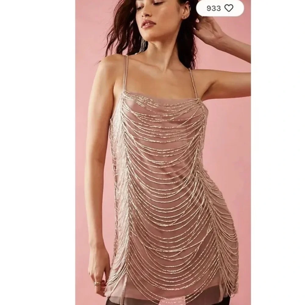 Free people starlit mini dress size small new with tags